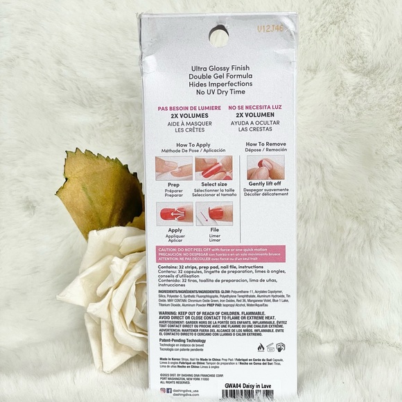 ✨HOST PICK✨ NWT DASHING DIVA GLOW REAL SALON GEL NAIL STRIPS 32 no light needed! - Picture 2 of 3